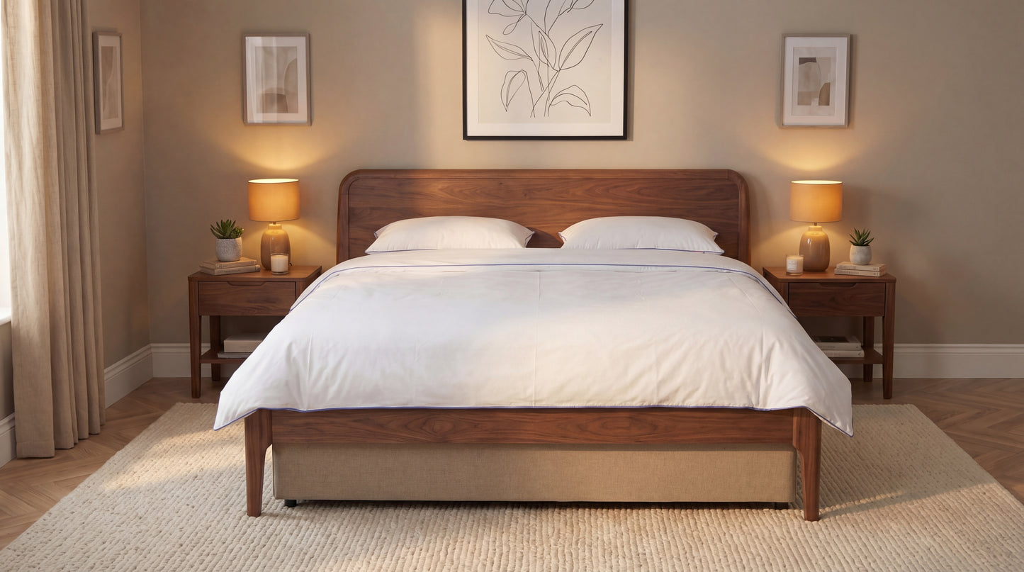 MITEPROOF King Size Nevresim Takımı + Çarşaf + Yastık Alezi (No Mite, No Dust, No Pollen)