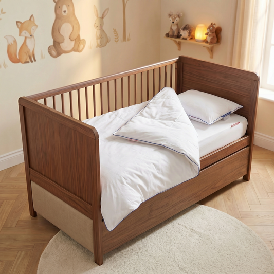 MITEPROOF Bebek Nevresim Takımı + Çarşaf + Yastık Alezi 150x200 (No Mite, No Dust, No Pollen)