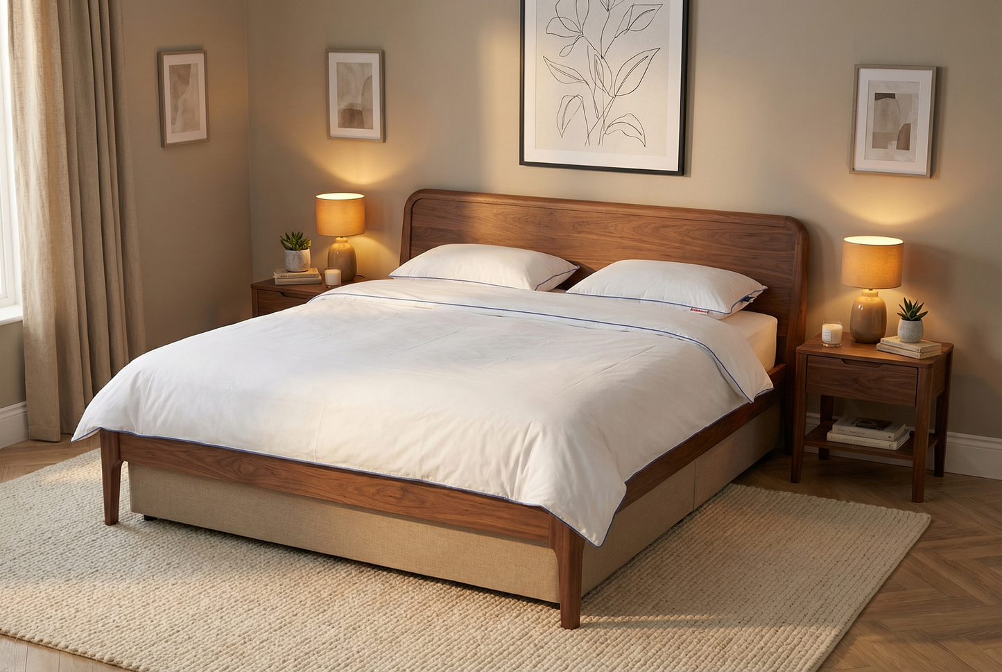 MITEPROOF King Size Nevresim Takımı + Çarşaf + Yastık Alezi (No Mite, No Dust, No Pollen)
