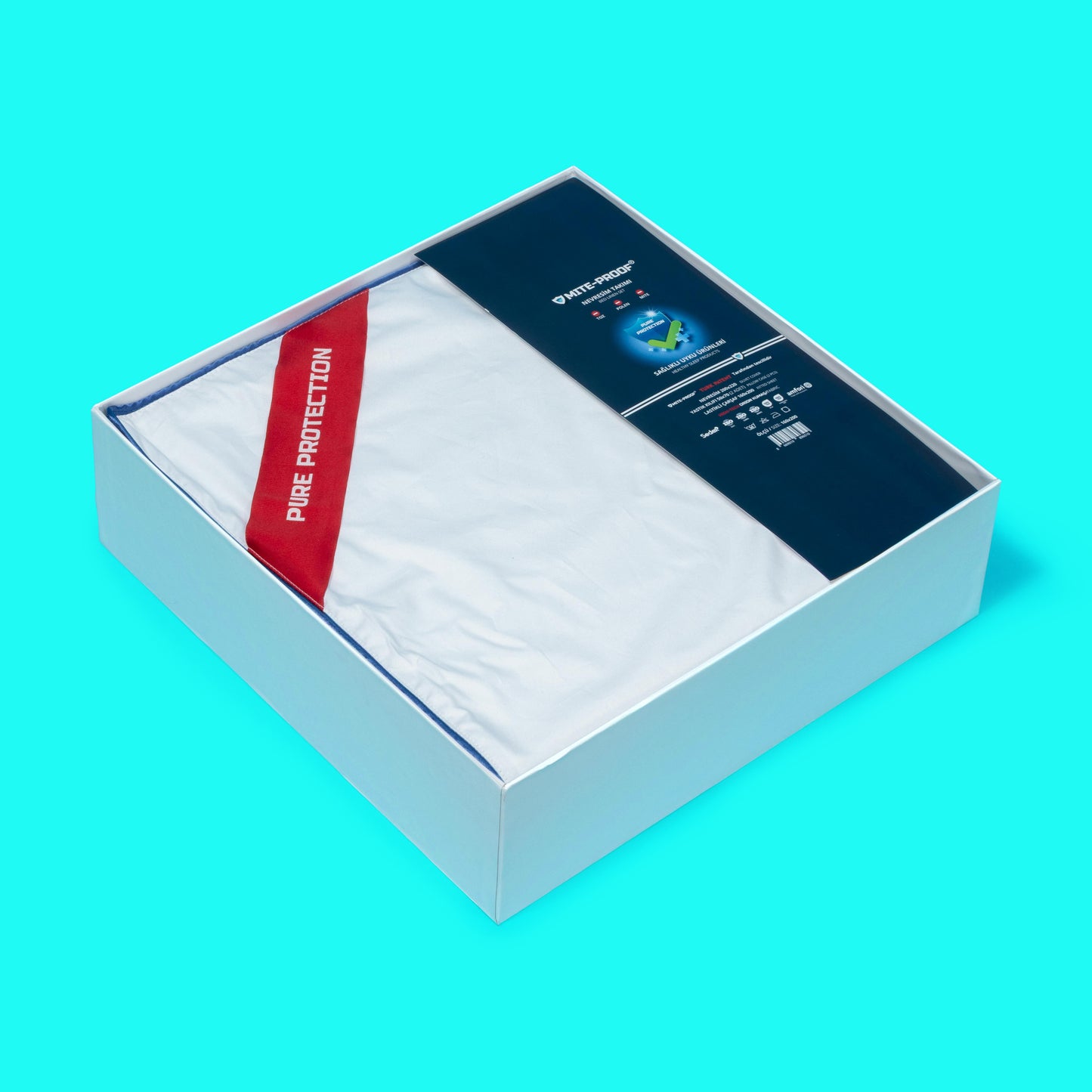 MITEPROOF Tek Kişilik Nevresim Takımı + Çarşaf + Yastık Alezi (No Mite, No Dust, No Pollen)